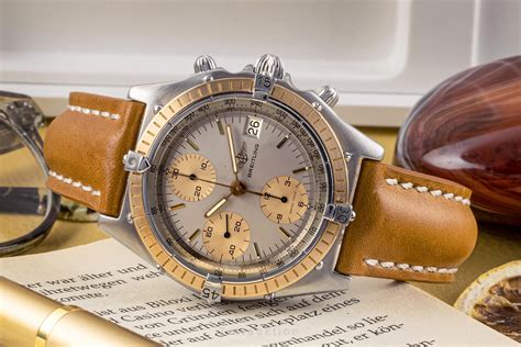 breitling chronomat herren uhr stahl gold 81950 chronograph windrider|breitling chronomat watch.